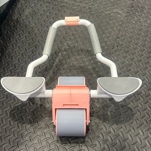 Pink and Gray Ab Roller